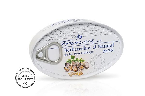 Berberechos al Natural Frinsa 25/35 piezas (lata 111g)