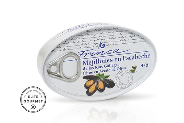 Mejillones en Escabeche Frinsa 4/6 piezas (lata 111g)