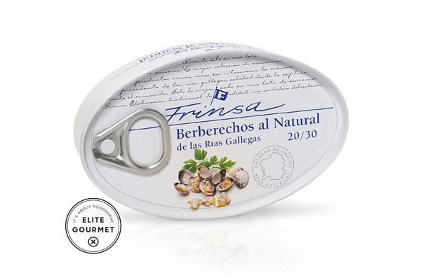 Berberechos al Natural 20/30 piezas (lata 111g)