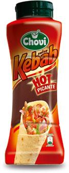 Salsa Kebab Hot Chov (botella 850ml)